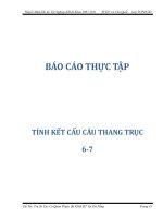 Báo cóa thực tập: TÍNH KẾT CẤU CÂU THANG TRỤC 6-7 ppsx