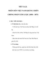 GIÁO ÁN LỊCH SỬ 11_TIẾT 21,22 docx