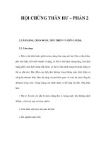 HỘI CHỨNG THÂN HƯ – PHẦN 2 pps