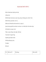 Giáo án lớp 4 môn Âm Nhạc: Học hát bài CHÚC MỪNG pot