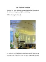 Thiết kế chiếu sáng cho ngôi nhà pps