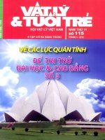 Tạp chí vật lý và tuổi trẻ số 115