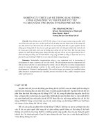 Báo cáo khoa học: 