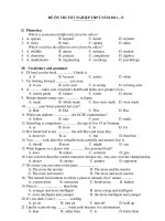 ĐỀ ÔN THI TỐT NGHIỆP THPT NĂM 2011 – E ppsx