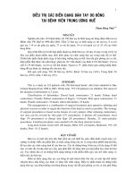 ĐIỀU TRỊ BIẾN DẠNG BÀN TAY DO BỎNG ppt