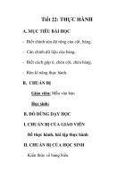 Giáo án tin học 9_ tiết 22+23 potx