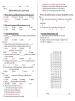 FIFTEEN MINUTE TEST A (Unit 9 E12CB) doc