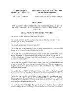 Quyết định số 32/2011/QĐ-UBND doc