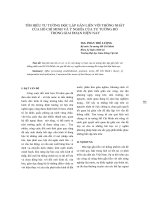 Báo cáo khoa học: 