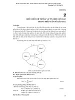 Xử lý tín hiệu số - Chương 2 docx