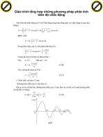 Giáo trình tổng hợp những phương pháp phân tích biên độ chấn động phần 1 pps