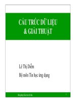 CẤU TRÚC DỮ LIỆU & GIẢI THUẬT docx