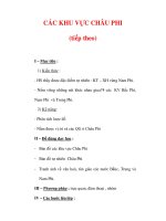 Giáo án ĐỊa lý lớp 7 : Tên bài dạy : CÁC KHU VỰC CHÂU PHI (tiếp theo) doc