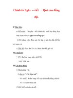 Giáo án Tiếng Việt lớp 3 : Tên bài dạy : Chính tả Nghe – viết : Quà của đồng đội. ppsx