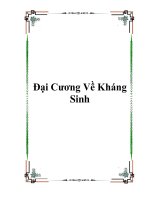 Đại cương về kháng sinh pot
