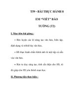 Giáo án tin học 6_ tiết 59 potx