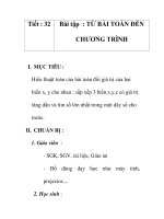 Giáo án tin học 8_tiết 32 ppt