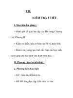 Giáo án tin học 6_ tiết 18 pot