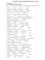 ÔN LUYỆN THI TỐT NGHIỆP THPT NĂM 2011 – ĐỀ 005 pps