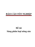Đề tài: Sàng phân loại nông sản pdf
