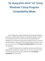 Sử dụng phần mềm 