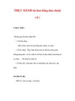 Giáo án Công nghệ lớp 6 : Tên bài dạy : THỰC HÀNH tỉa hoa bằng dưa chuột ( tt ) pot