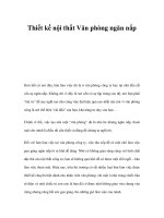 Thiết kế nội thất Văn phòng ngăn nắp pptx