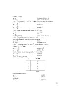 Thiết kế bài giảng đại số và giải tích 10 tập 2 part 10 doc