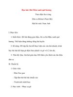 Giáo án lớp 5 môn Âm Nhạc: Học hát: Bài Màu xanh quê hương pdf