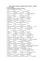 ÔN LUYỆN THI TỐT NGHIỆP THPT NĂM 2011 – ĐỀ 006 pdf