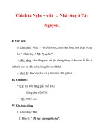 Giáo án Tiếng Việt lớp 3 : Tên bài dạy : Chính tả Nghe – viết : Nhà rông ở Tây Nguyên. ppt