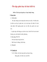 Giáo án Tiếng Việt lớp 3 : Tên bài dạy : Ôn tập giữa học kì hai (tiết 6) ppsx