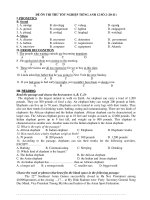 ĐỀ ÔN THI THỬ TỐT NGHIỆP TIẾNG ANH 12 SỐ 2 (10-11) ppsx