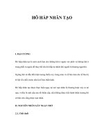 HÔ HẤP NHÂN TẠO ppsx