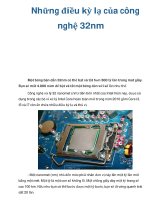 Những điều kỳ lạ của công nghệ 32nm doc