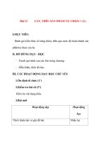 Giáo án lớp 7 môn Công Nghệ: Bài 13 CẮT, THÊU SẢN PHẨM TỰ CHỌN pdf