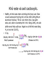 Bài giảng dẫn xuất Hydrocacbone - Dẫn xuất hydroxi (Ancol-Phenol-Ete) part 4 pptx