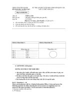KỲ THI LẬP ĐỘI TUYỂN HỌC SINH GIỎI QUỐC GIA LỚP 12 THPT NĂM 2011 potx