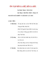 Giáo án Âm nhạc lớp 6 : Tên bài dạy : ÔN TẬP HÔ-LA-HÊ, HÔ-LA-HÔ. docx