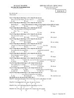 KIỂM TRA GIỮA KỲ 1 TIẾNG ANH 12 - Mã đề thi 493 pdf