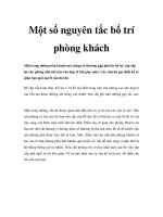 Một số nguyên tắc bố trí phòng khách docx