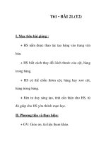 Giáo án tin học 6_ tiết 61 pptx