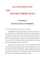 ĐỒ ÁN HỆ THỐNG MẠNG BẢO MẬT TRONG WLAN chương 2_2 pptx