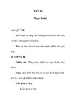 Giáo án tin học 7_ tiết 16 doc