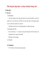 Giáo án Tiếng Việt lớp 3 : Tên bài dạy : Ôn luyện tập đọc và học thuộc lòng (tt) docx