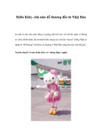 Hello Kitty- chú mèo dễ thương đến từ Nhật Bản docx