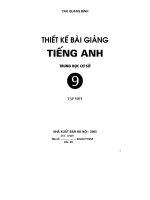 Thiết kế bài giảng tiếng anh 9 tập 1 part 1 docx