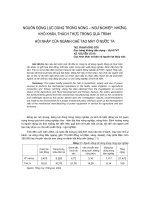 Báo cáo khoa học: 