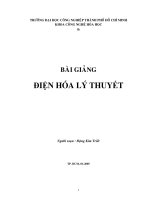 Bài giảng điện hóa lý thuyết part 1 pot