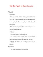 Giáo án Tiếng Việt lớp 3 : Tên bài dạy : Tập đọc Người trí thức yêu nước. doc